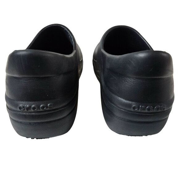 Crocs Neria Pro II Work Clogs Womens 10 Black Shoes - Picture 7 of 14